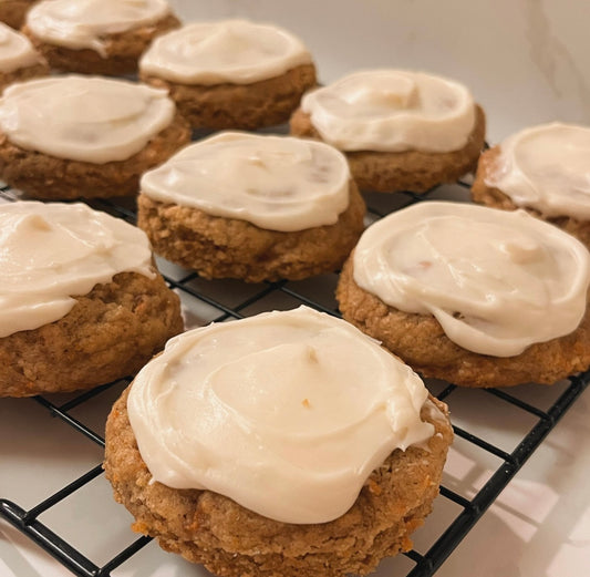 carrot cake cookies, 1 dozen